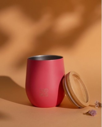 Cana izoterma, 250 ml, Pastel coral - YOKO DESIGN